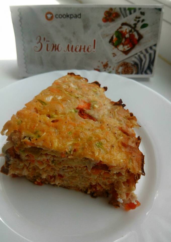 Запеканка овощная с курочкой