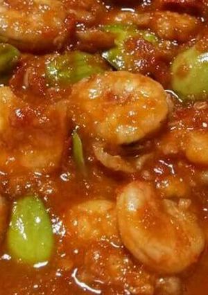 Foto resep Udang pete pedas manis