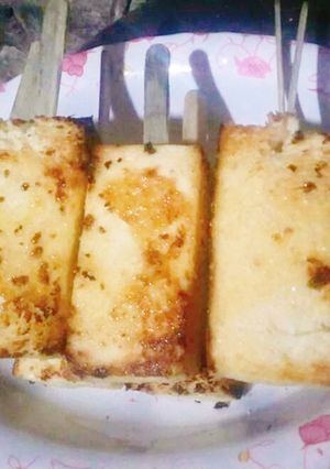 Hình của món Bánh que sandwich bơ đường.