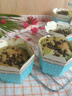 Foto resep Bolu cup Chocolatos Matcha Latte