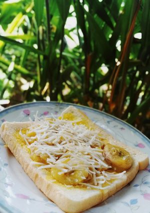 Foto resep Roti Panggang Pisang Keju