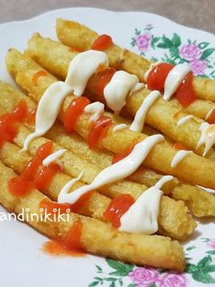 Foto resep Long potato cheese (monster potato)