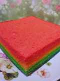 Rainbow Cake Kukus