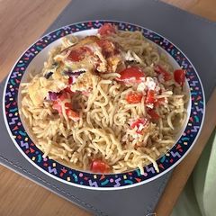 A picture of Omelette noodles.