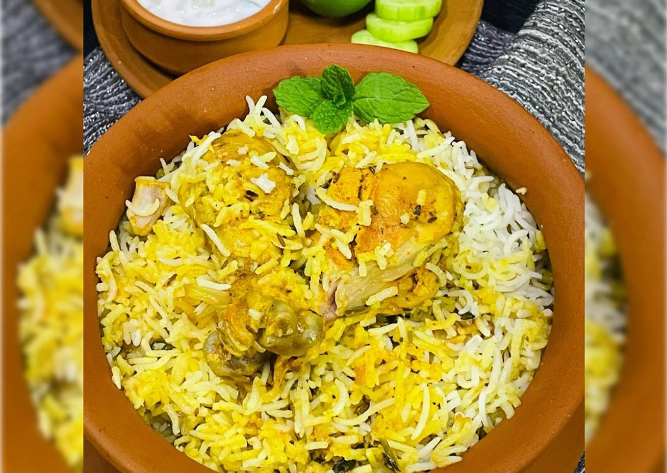 Hyderabadi Chicken Dum Biryani