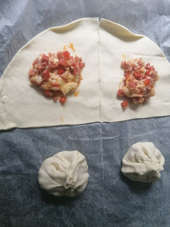 Foto de Folhado de Chouriço, Presunto e Queijo