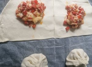 Foto de Folhado de Chouriço, Presunto e Queijo