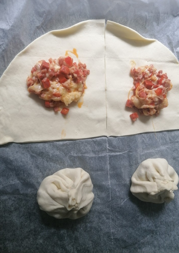 Foto de Folhado de Chouriço, Presunto e Queijo