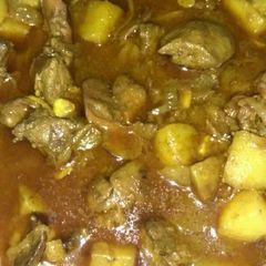 A picture of MATTE(chicken liver) CURRY.
