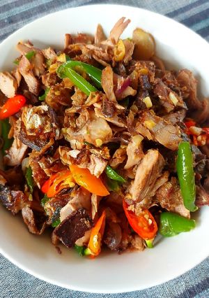 Foto resep Tuna suwir pedas