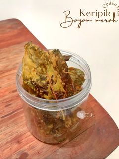 Foto resep Keripik Bayam Renyah Tahan Lama (Gluten Free)