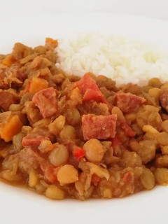 Una foto de Lentejas con chorizo