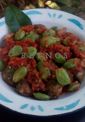Foto resep 6# Sambel terong bulat dan pete #BikinRamadanBerkesan