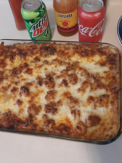 A picture of Delicious Italian Lasagna With Bechamel Sauce.