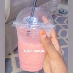 Creamy watermelon smoothie A picture of Creamy watermelon smoothie.