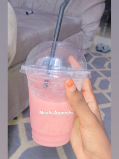 A picture of Creamy watermelon smoothie.