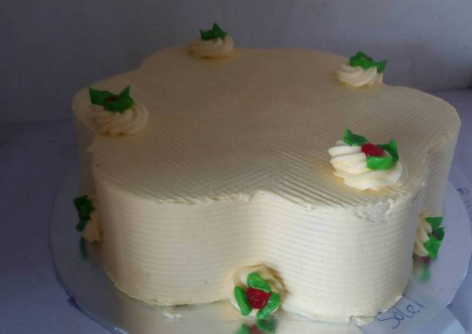 Recipe of Perfect Butter scrotch with cherris cake