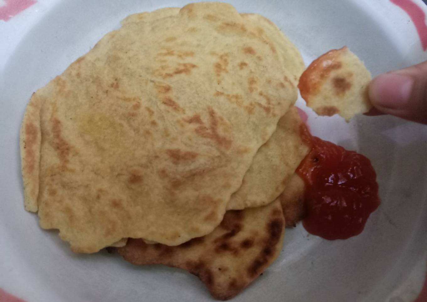 Roti Paratha simple 3 bahan