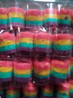 Foto resep Mini roll cake rainbow