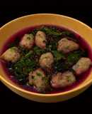 SP.0765 - Canh Rau Dền Đỏ Nấu Chả Cá Thác Lác