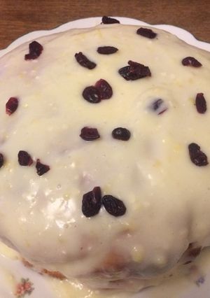 Áfonyás csokikrémes piskóta recept fotója