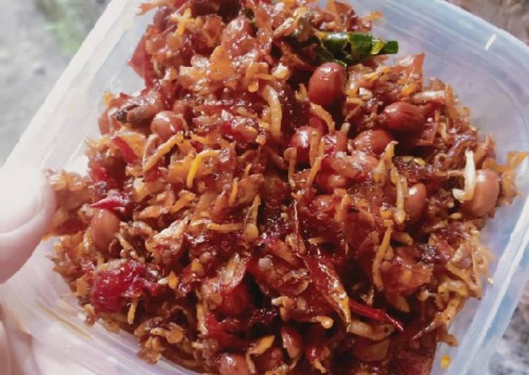 Sambel teri kacang cihuy😍