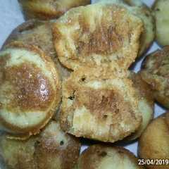 A picture of Bolu macan wannabe via cetak takoyaki (eggless) ^^.