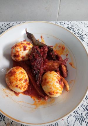 Foto resep Balado telur dan ikan