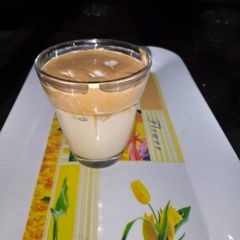 A picture of Dalgona coffee.