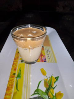 A picture of Dalgona coffee.