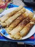 Crepes con leche condensada