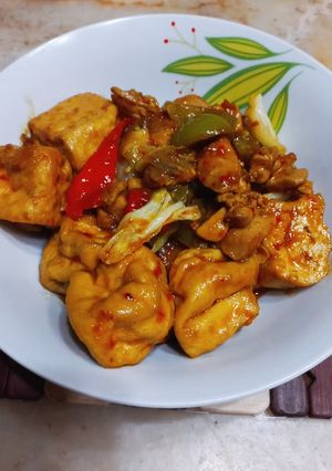 Foto resep Tongseng Tahu & Ayam kuah kering