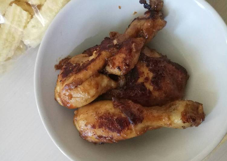 Resep Super simple ayam bakar teflon, Bisa Manjain Lidah