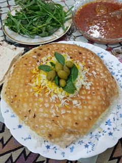 عکسی از دستور چلو گوشت
