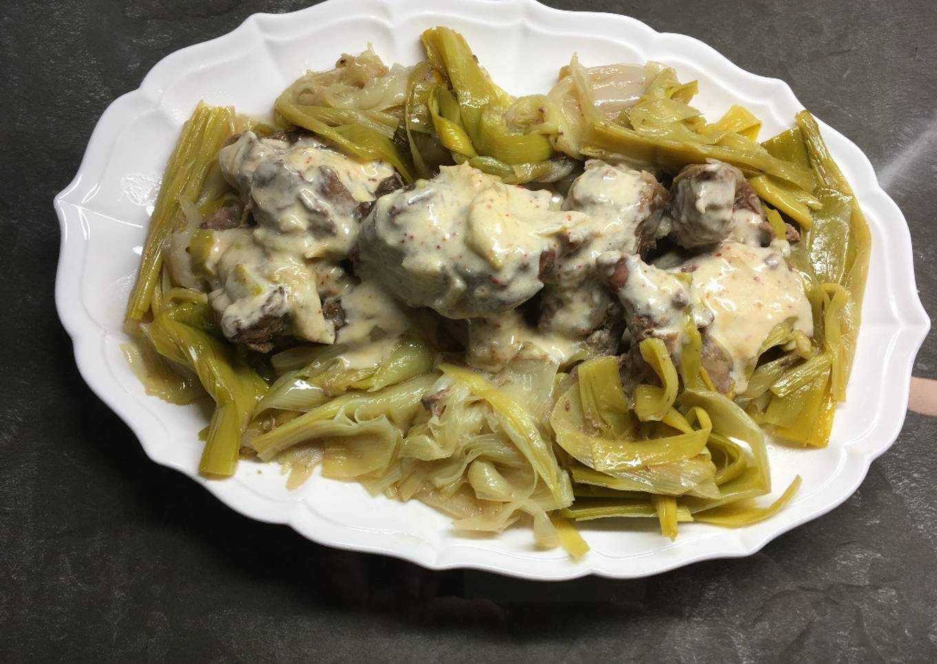 Notre sauté de veau à l'étouffée