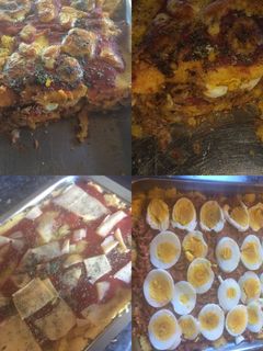 Una foto de Polenta rellena con atún