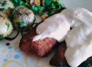 Una foto de Salsa bechamel de queso manchego🫕🥩