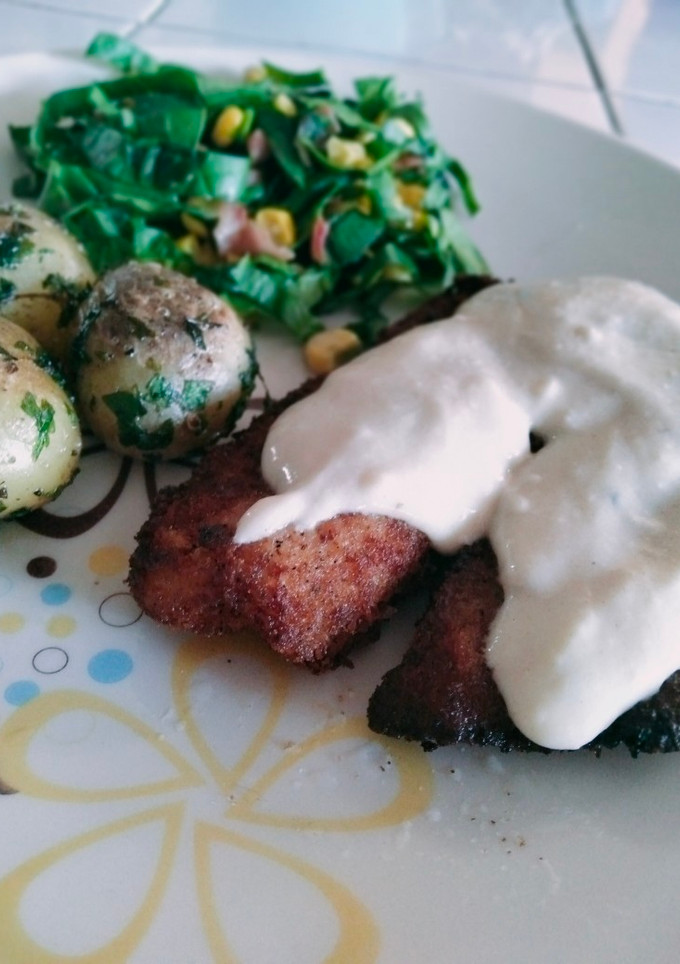 Una foto de Salsa bechamel de queso manchego🫕🥩