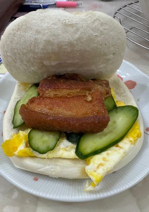 非傳統刈包（養樂多滷肉） 的食譜成品照片
