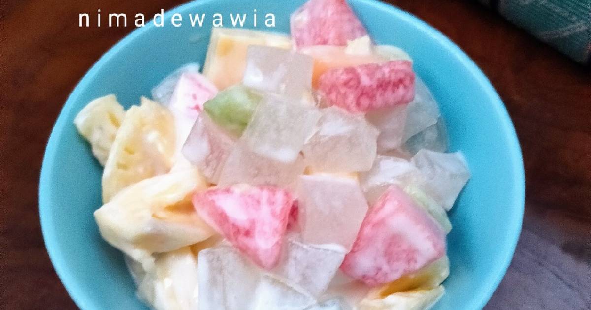 Resep Fruit and Jelly Salad oleh Wawia Ni Made Cookpad