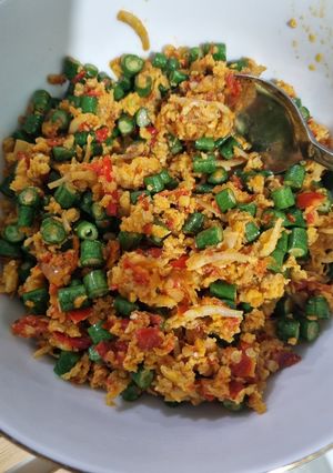 Foto resep Tumis Telur, Teri dan Kacang Panjang