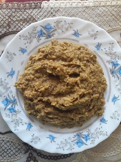 عکسی از دستور حلیم بادمجون