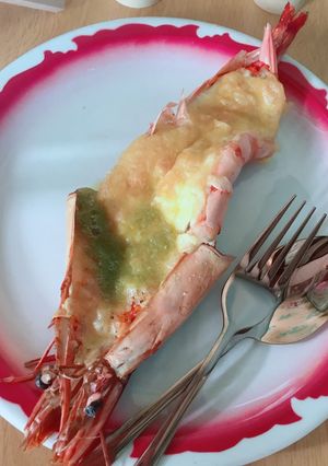 รูปของ กุ้งลายเสือ เนยกระเทียมชีสคีโต