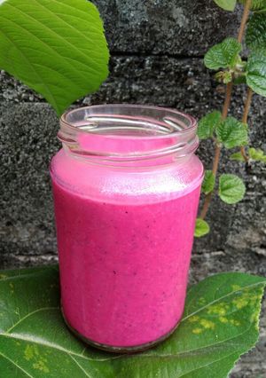 Foto resep Jus Buah Naga Susu Yakult