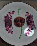 Culis de bayas negras con vino tinto