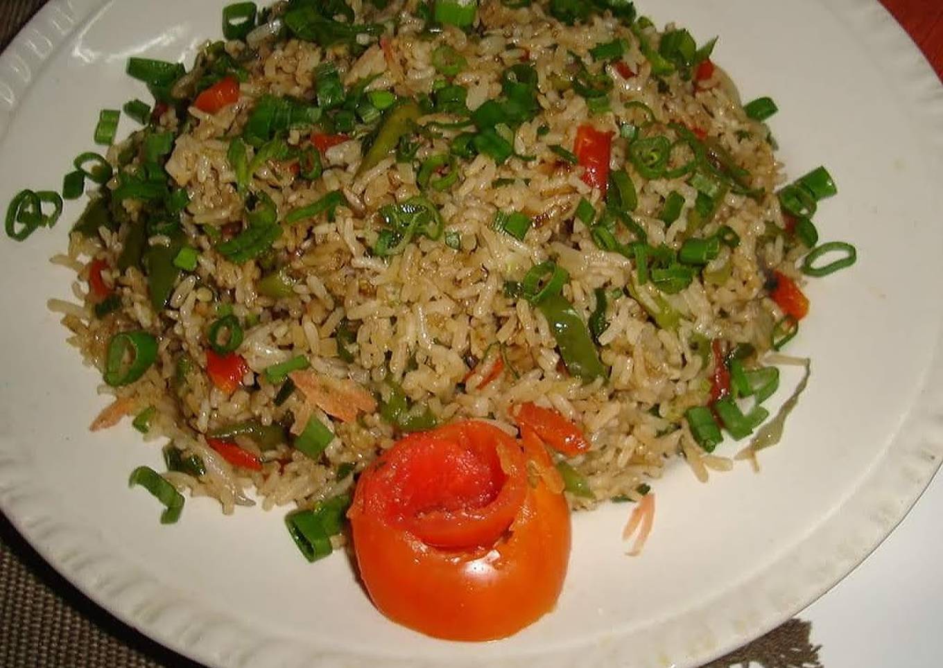 Mixed veg fried rice