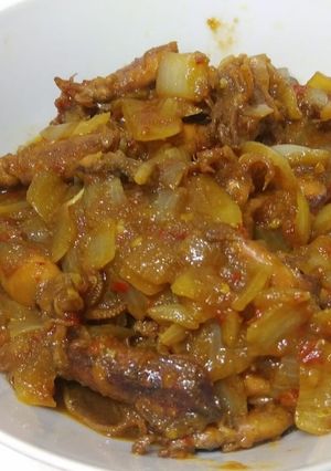 Foto resep Cumi Asin Saus Tiram Simpel
