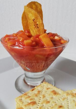 Una foto de Ceviche de mango