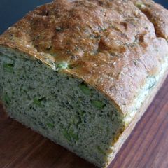 Spinach & Edamame Bread A picture of Spinach & Edamame Bread.
