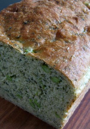 A picture of Spinach & Edamame Bread.